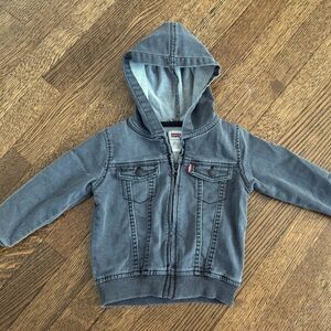 Levi’s zip-up denim hoodie - 24 months